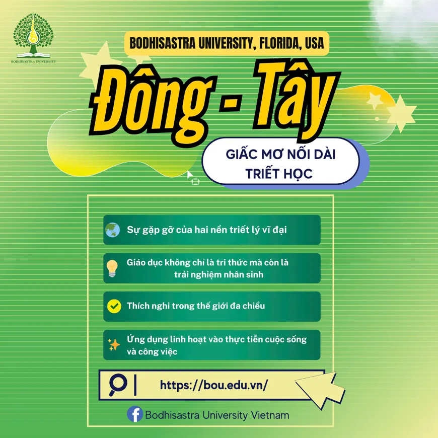 BOU VÀ GIẤC MƠ NỐI DÀI TRIẾT HỌC ĐÔNG – TÂY