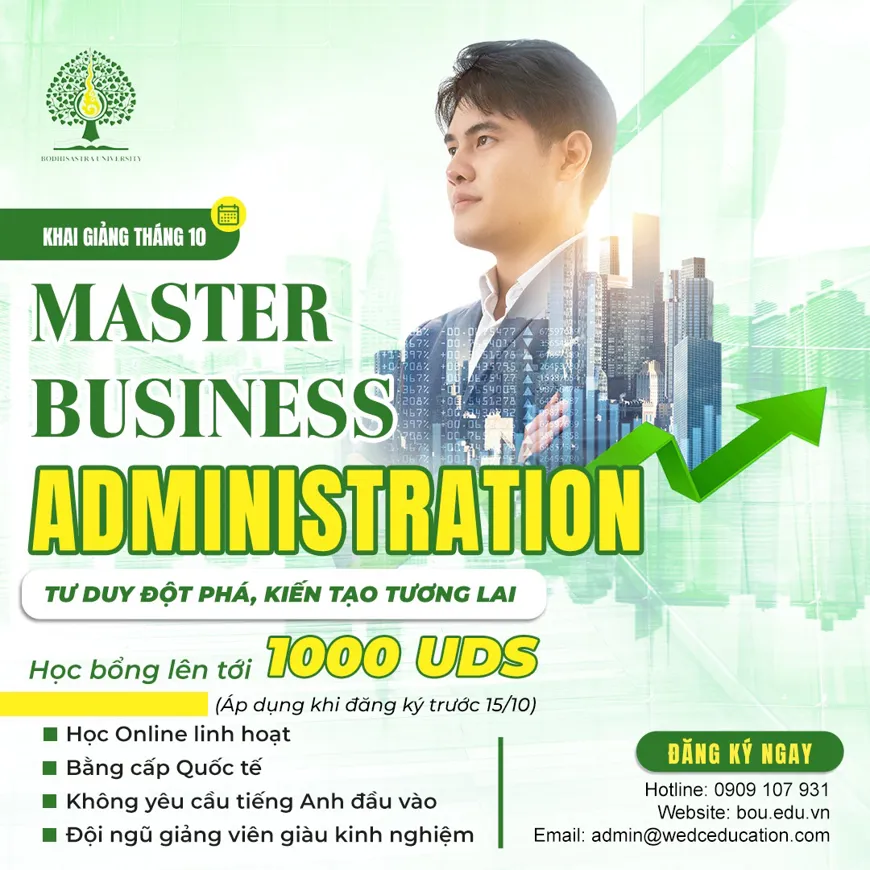 KHAI GIẢNG THÁNG 10 – THẠC SĨ QUẢN TRỊ KINH DOANH