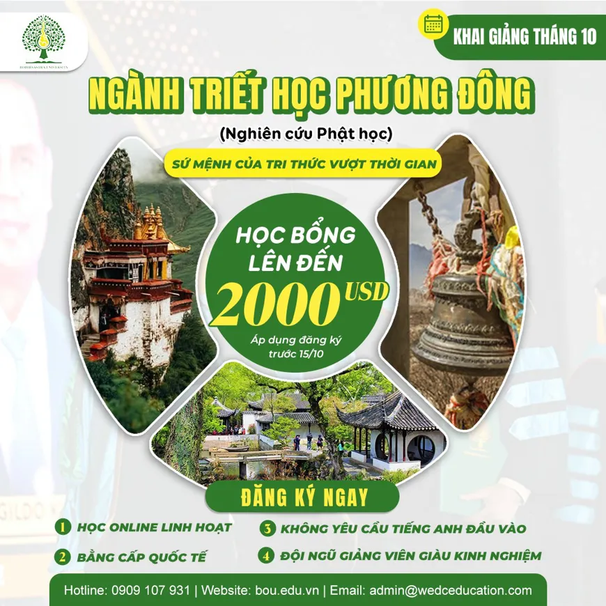 KHAI GIẢNG THÁNG 10 – 02 SUẤT HỌC BỔNG TÀI NĂNG LÊN ĐẾN $2000 USD