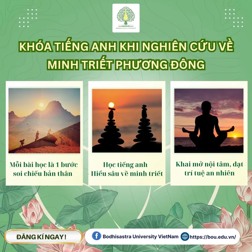 KHÓA TIẾNG ANH KHI NGHIÊN CỨU VỀ MINH TRIẾT PHƯƠNG ĐÔNG CÓ GÌ THÚ VỊ?