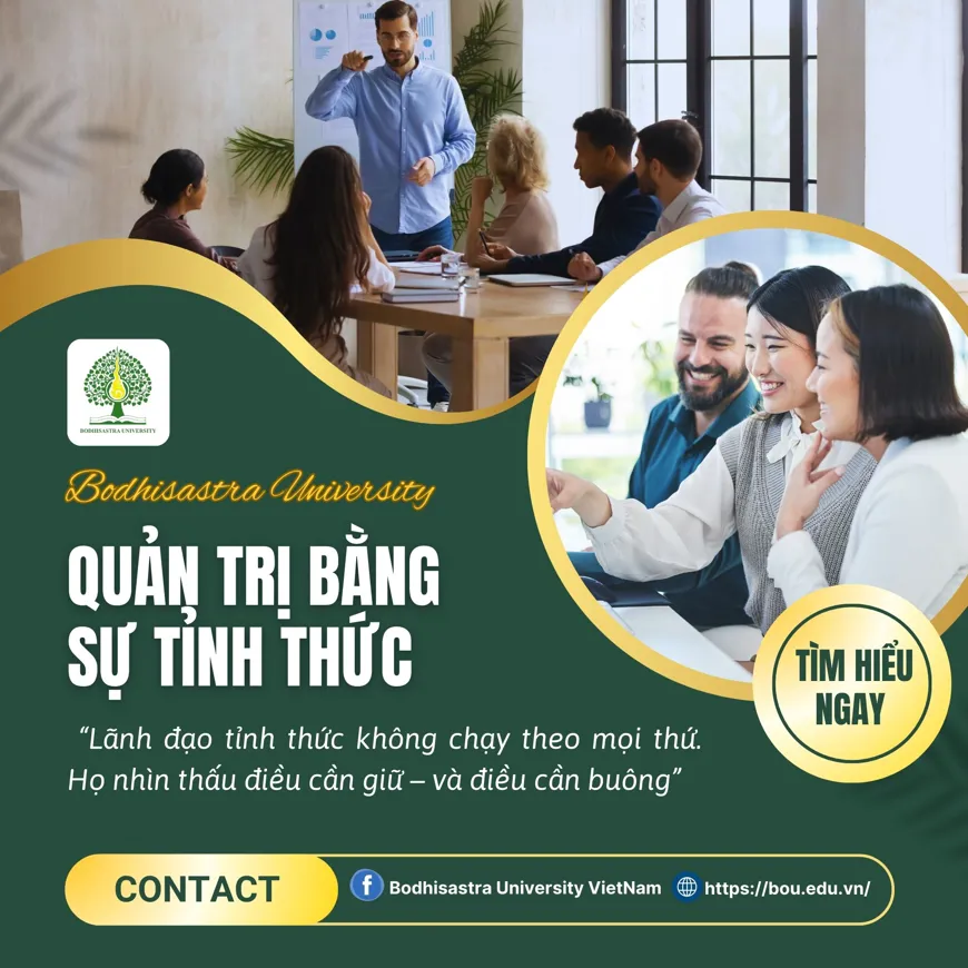 BODHISASTRA UNIVERSITY – QUẢN TRỊ BẰNG SỰ TỈNH THỨC BODHISASTRA UNIVERSITY